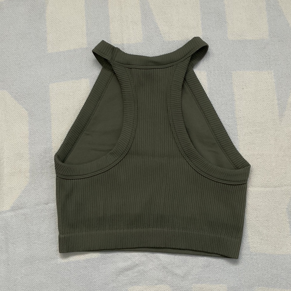 Aerie Ribbed Racerback Crop Top - Picture 2 of 4